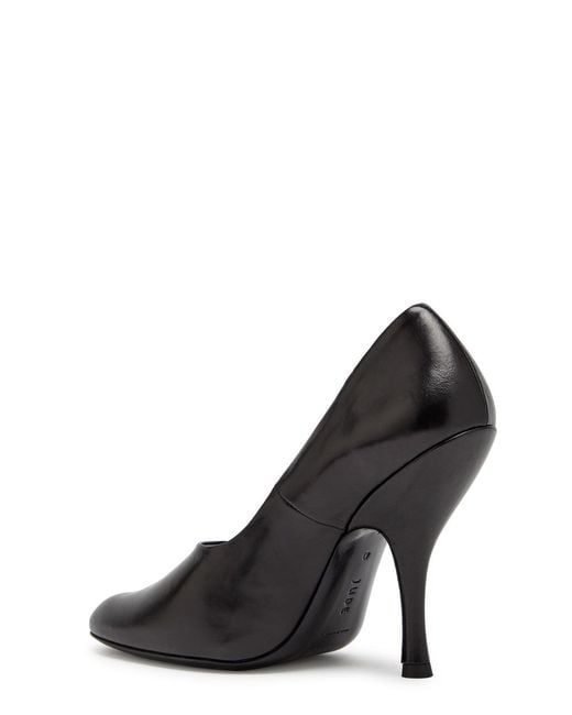 Jude Black Date 105 Leather Pumps