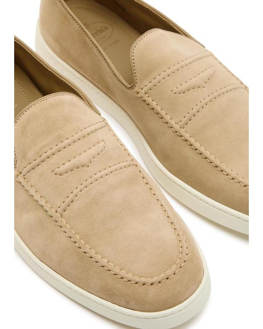Church's Natural Peebles Suede Loafers for men
