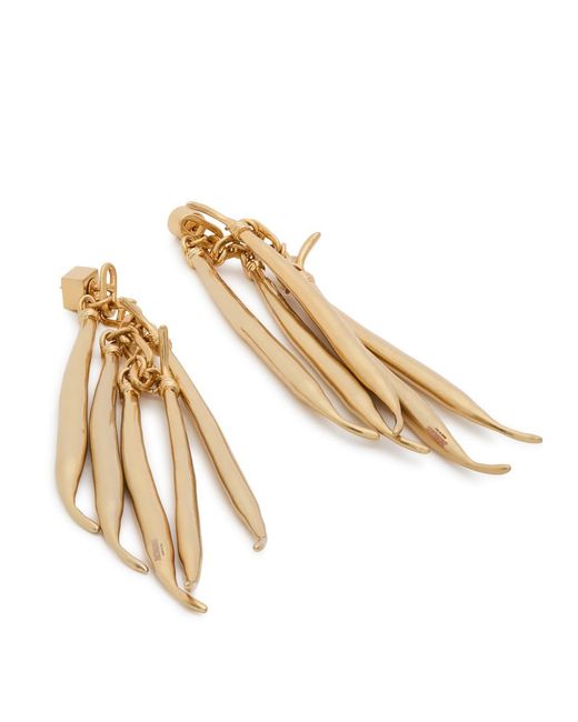 Jacquemus Metallic Les Bouclés Haricots Drop Earrings