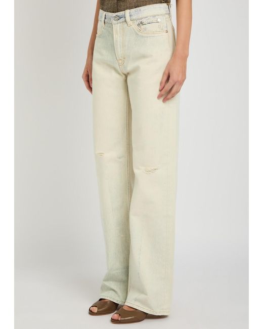 Our Legacy Natural Watu Cut Boot-Leg Jeans