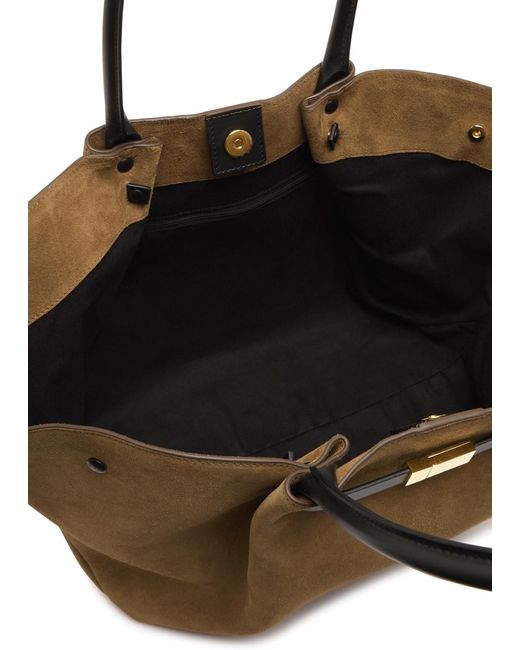DeMellier London Brown The New York Suede Tote