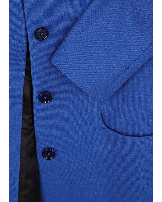 Coperni Blue Single-breasted Wool Jacket