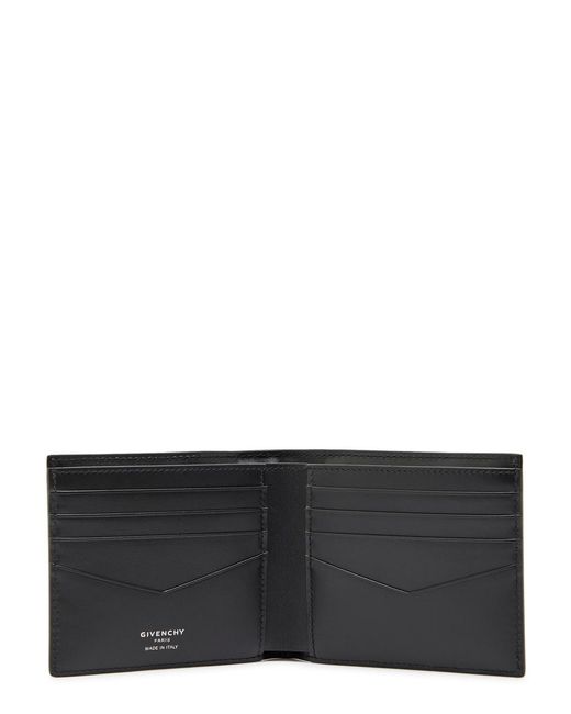Givenchy Black Logo Leather Wallet for men