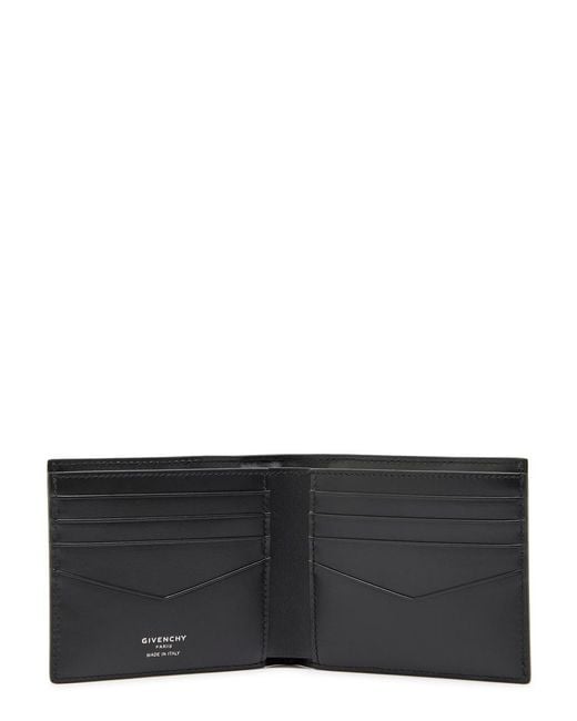 Givenchy Black Logo Leather Wallet for men