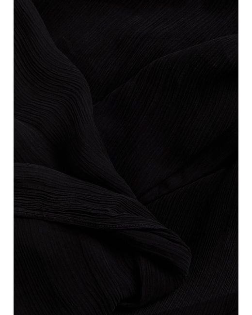 Away That Day Black Santorini Fine-Knit Sarong