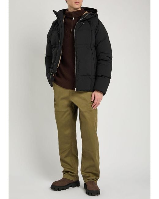 C P Company Black Padded Shell Jacket for men