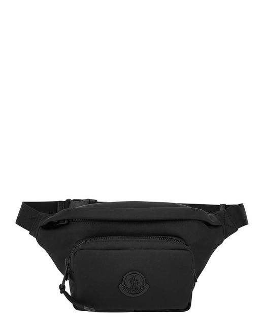 Moncler Black Durance Nylon Belt Bag for men