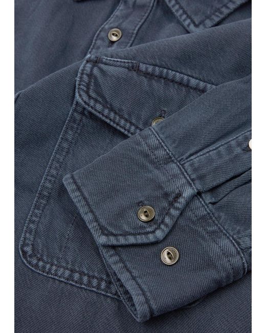 Rag & Bone Blue Jack Cotton-blend Shirt for men
