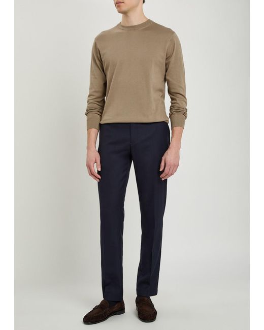 Sunspel Natural Cotton Jumper for men