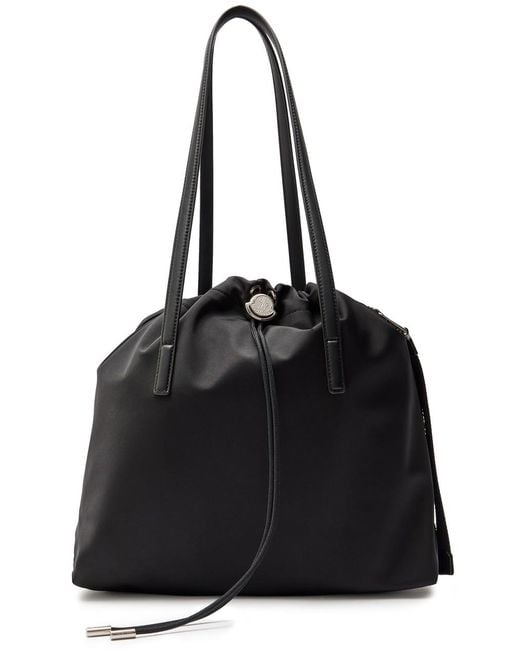 Moncler Black New Trick Drawstring Nylon Tote Bag