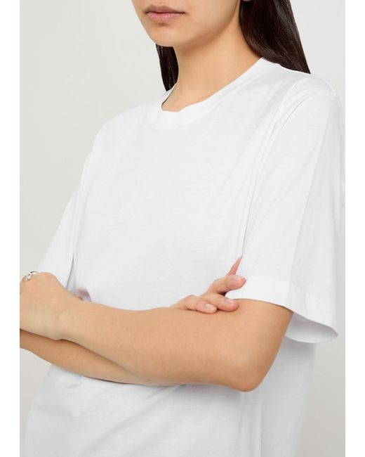 Dries Van Noten White Heydu Cotton T-Shirt