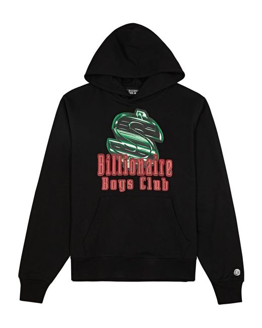 BBCICECREAM Black Logo Hooded Cotton Sweatshirt for men