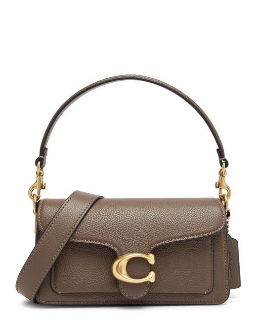 COACH Tabby 20 Leather Cross-body Bag in Brown | Lyst
