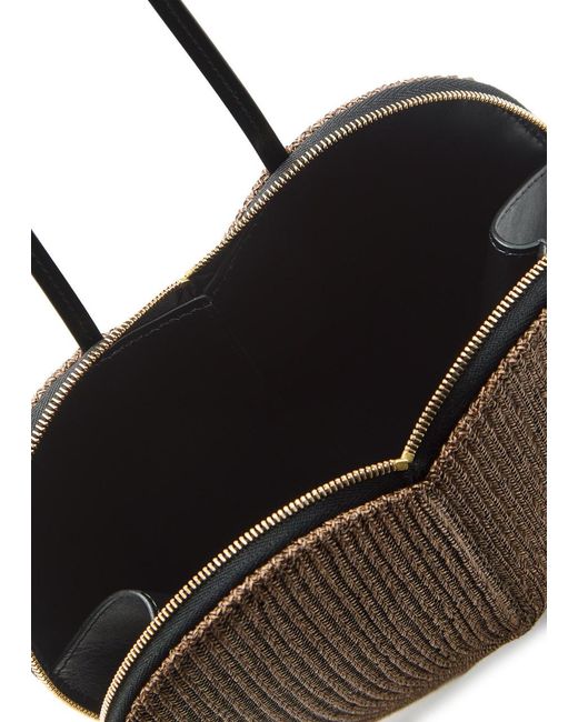 Alaïa Natural Le Coeur Woven Cross-Body Bag