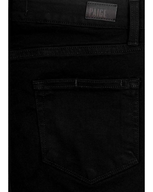 PAIGE Black Hoxton Transcend Skinny Jeans
