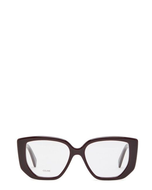 Céline Brown Triomphe Butterfly-Frame Optical Glasses