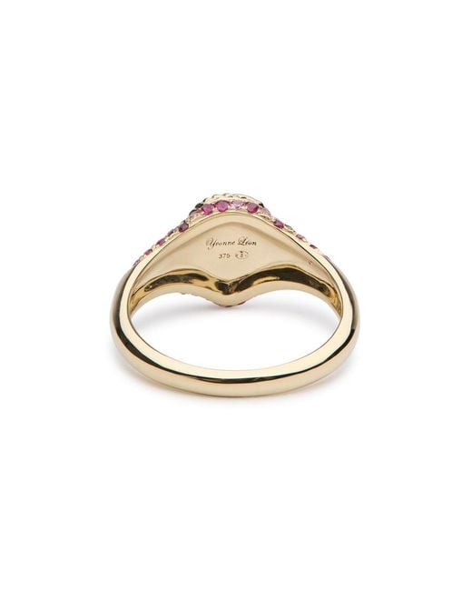 Yvonne Léon Baby Chevaliere Pear 9Kt Pinky Ring