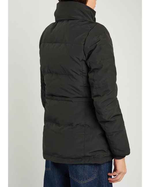 Canada Goose Black Chelsea Padded Arctic-Tech Parka Coat