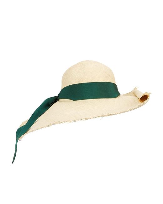 Sensi Studio Green Glam Lady Ibiza Straw Panama Hat