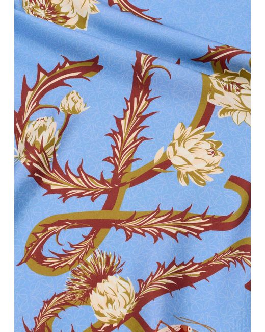 Loewe Blue X Paula's Ibiza Silk Scarf