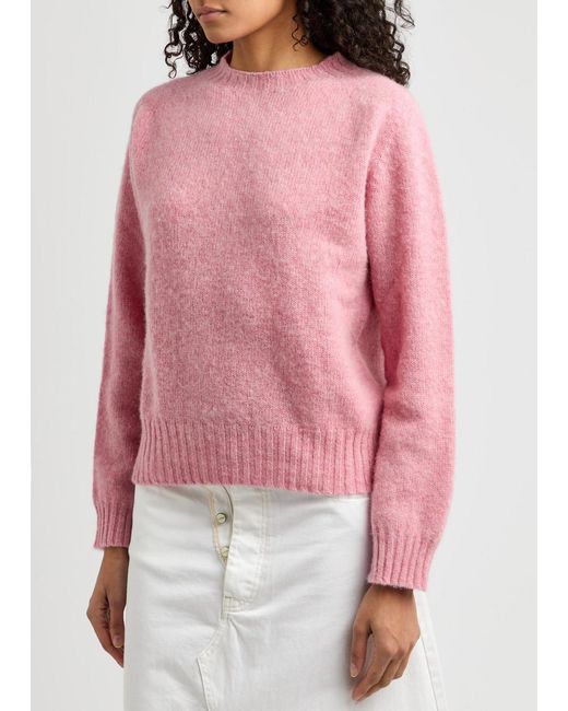 YMC Pink Jets Wool Jumper