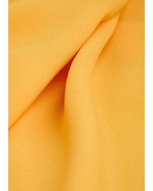 Taller Marmo Yellow Taylor Crepe Maxi Kaftan Dress