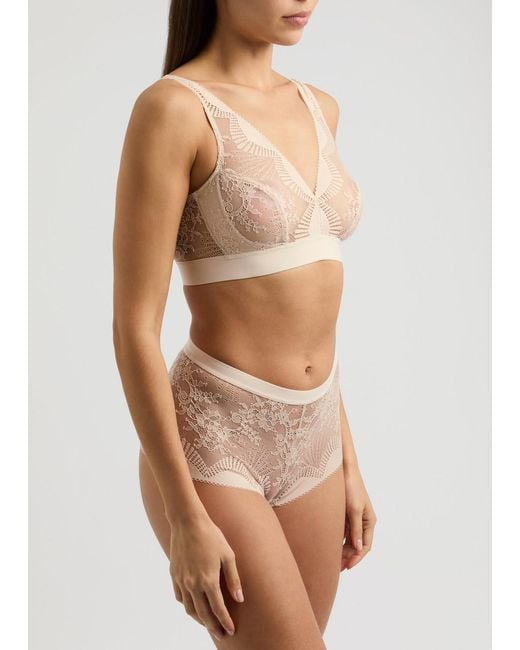 Wacoal Natural Sensu Lace Soft-Cup Bra