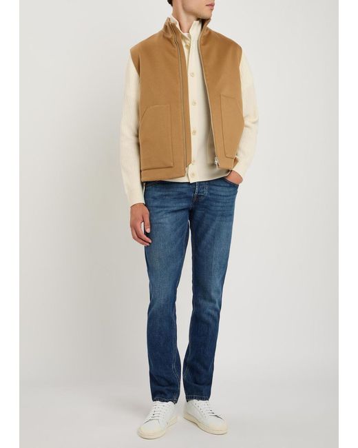 Lardini Natural Knit Wool-Blend Jacket for men