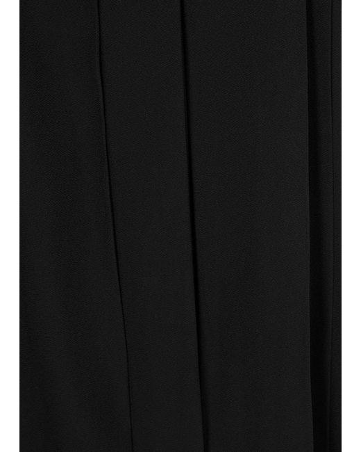 Totême  Black Totême Pleated Maxi Wrap Skirt