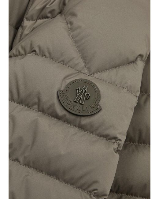 Moncler Gray Iseran Quilted Shell Jacket for men