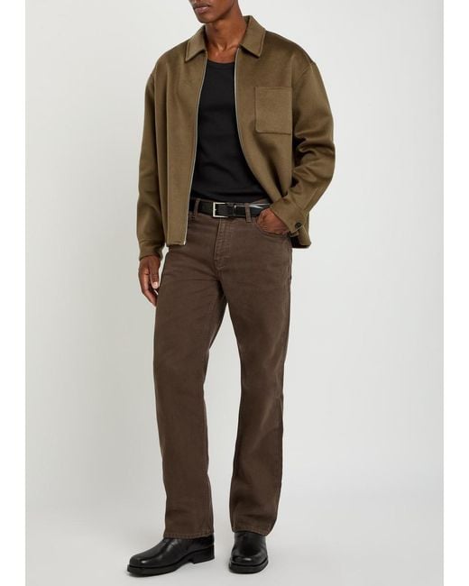 FRAME Green Wool Jacket for men