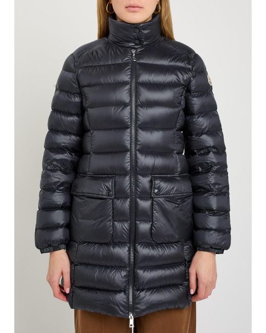 Moncler Blue Genet Padded Shell Coat