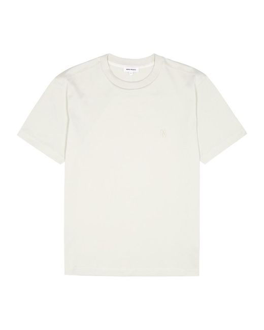 Norse Projects White Johannes Cotton T-Shirt for men