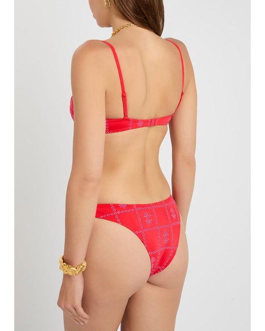 Damson Madder Embroidered Bikini Briefs