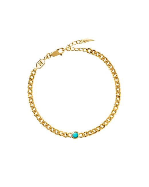 Missoma Metallic December Birthstone 18kt Vermeil Bracelet