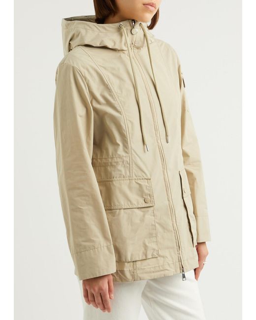 Moncler Natural Leandro Hooded Shell Jacket