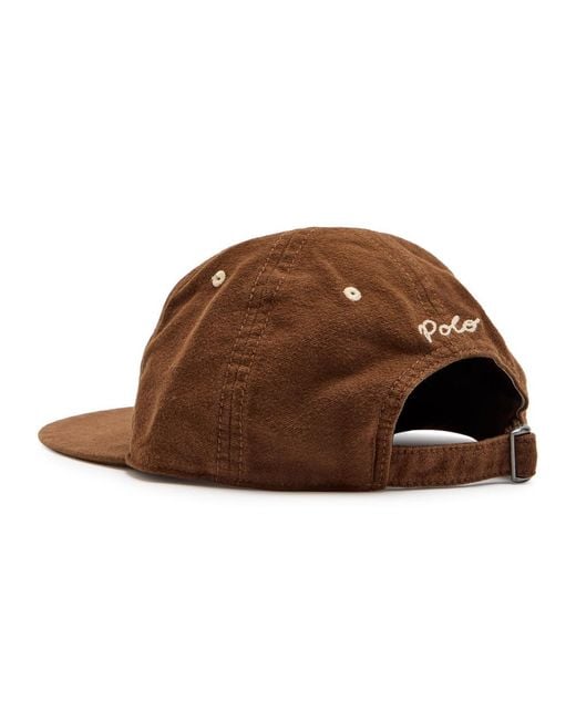 Polo Ralph Lauren Brown Logo-Appliqué Cotton Cap for men