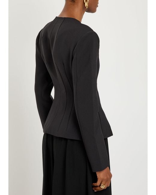 Ronny Kobo Black Finley Crepe Jacket
