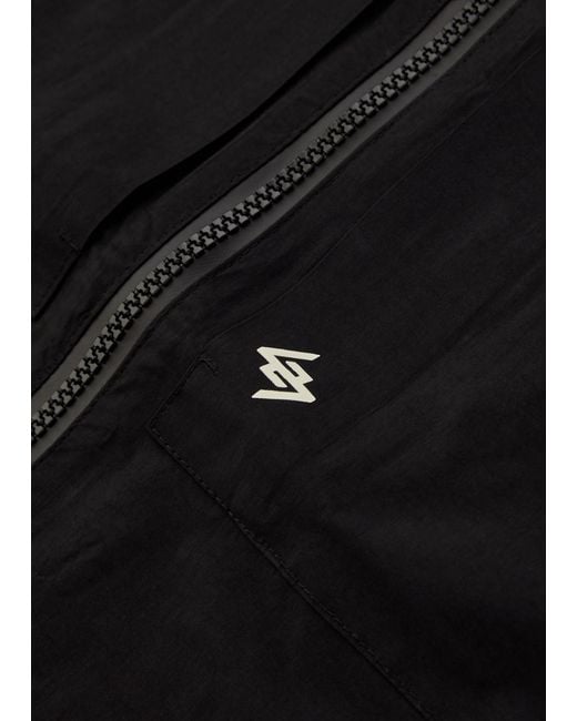 Represent Black 274 Hooded Shell Jacket for men
