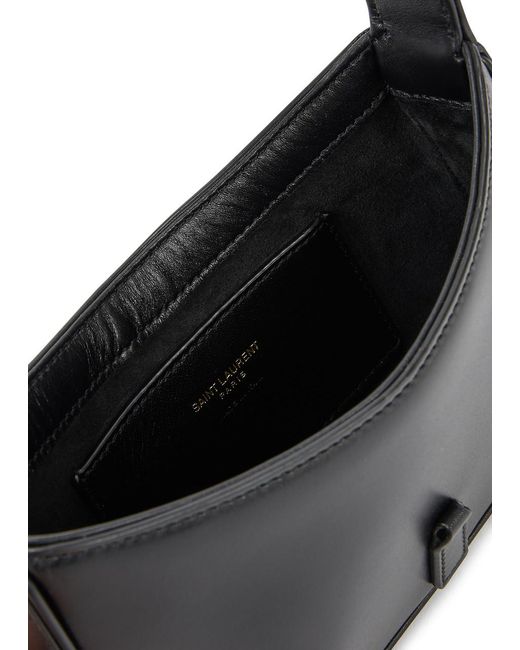 Saint Laurent Black Le 5 À 7 Mini Leather Shoulder Bag