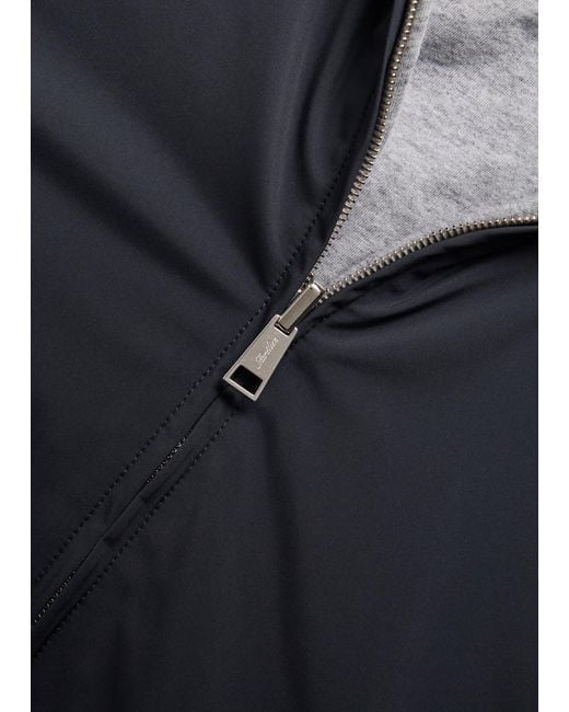 Aurélien Blue Quilted Reversible Shell Jacket for men