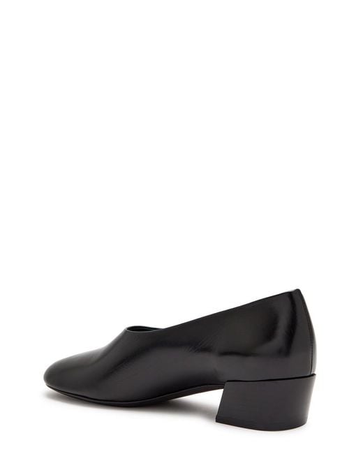 Khaite Black Marcy 30 Leather Pumps