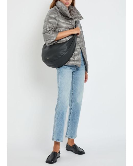 Herno Gray Quilted Shell Jacket
