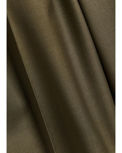 Ronny Kobo Green Rowley Straight-Leg Trousers