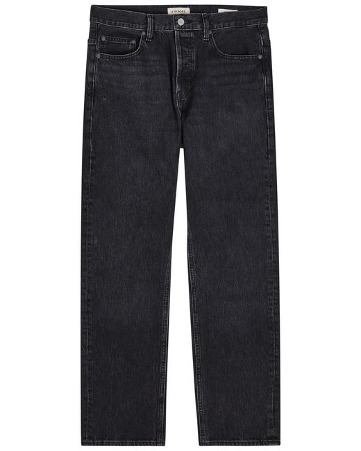 FRAME Blue The Straight-Leg Denim Jeans for men