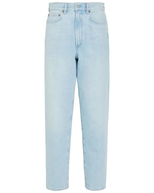 Agolde Blue X Maria Mcmanus 80S Tapered-Leg Jeans