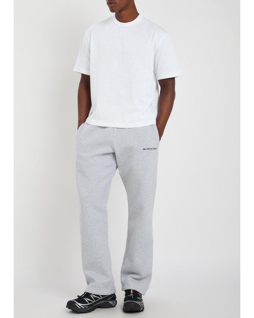 MKI Miyuki-Zoku White Slub Cotton T-Shirt for men