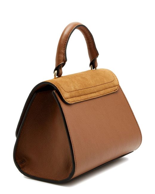 See By Chloé Brown Joan Leather Top Handle Bag