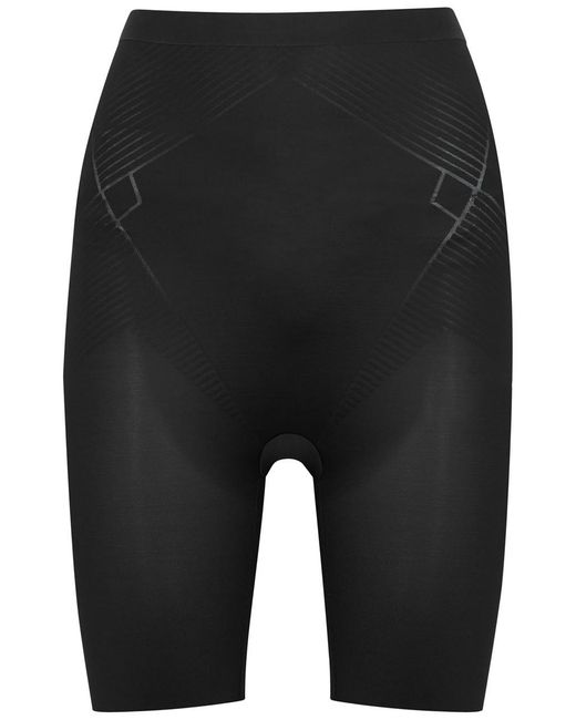 Spanx Gray Thinstincts 2.0 High-waist Mid-thigh Shorts