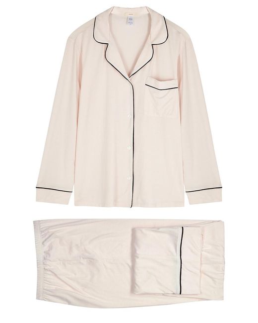 Eberjey Natural Gisele Jersey Pyjama Set